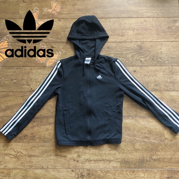 🦋ADIDAS ESSENTIALS 3-STRIPES HOODIE🦋 - Picture 1 of 2